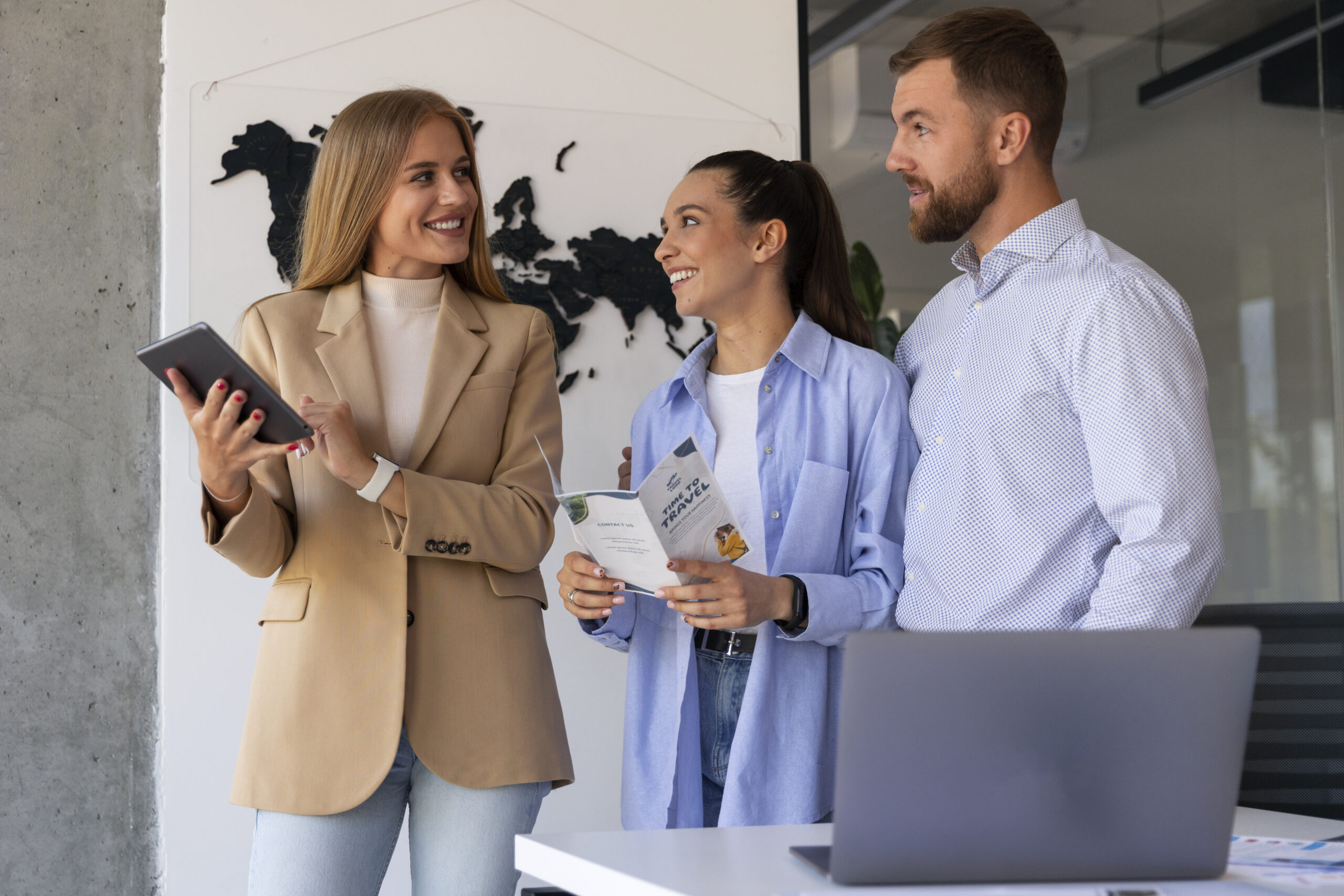 Holiday Wanders Dubai travel agency team at Business Bay office