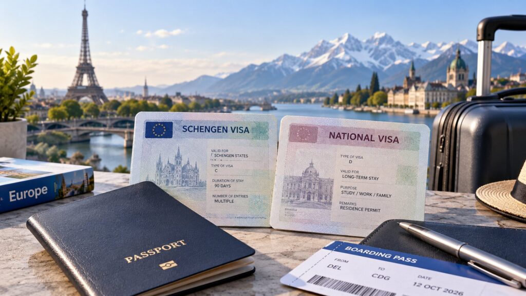Schengen Visa vs National Visa